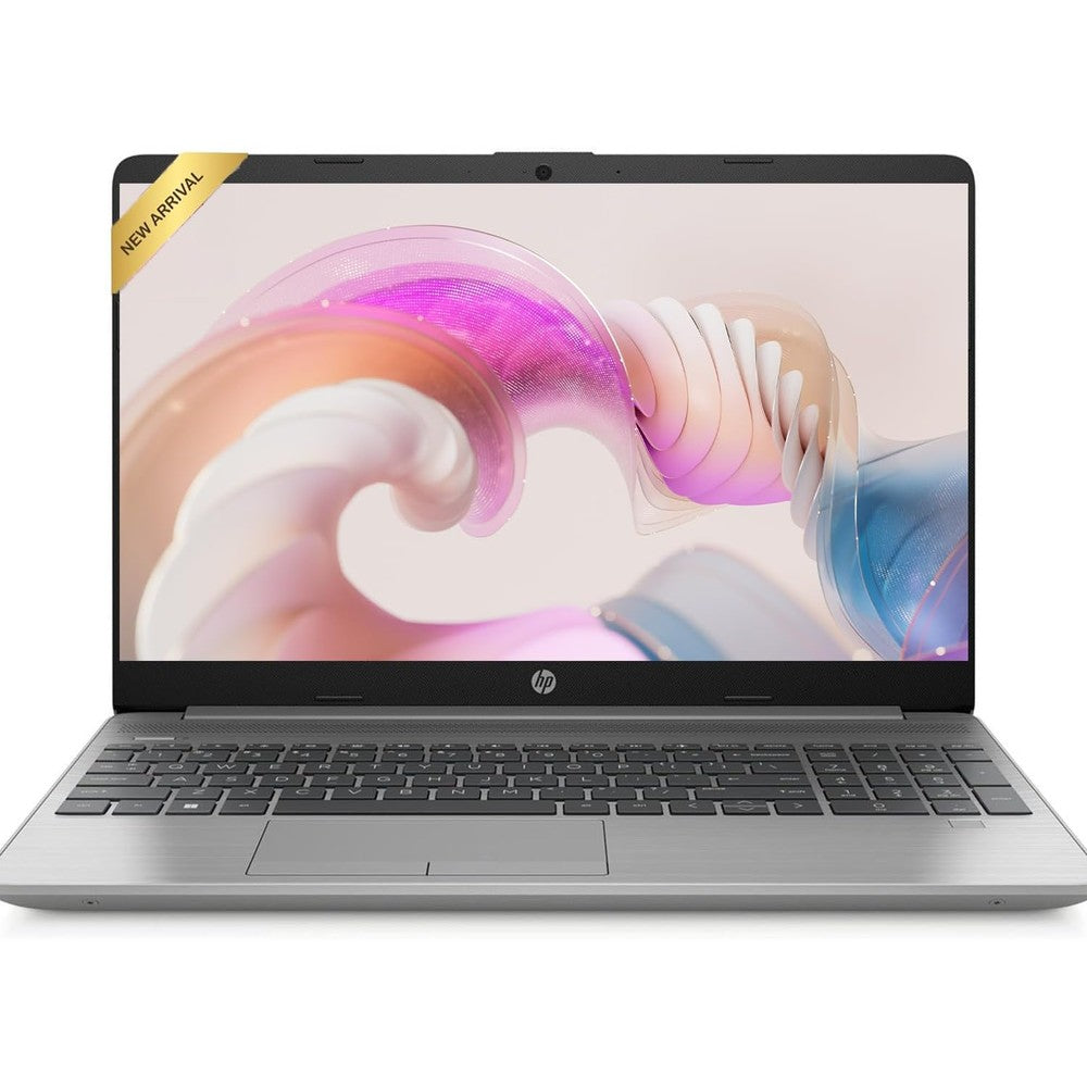 HP 15.6 inch laptop 2026 edition front view natural silver