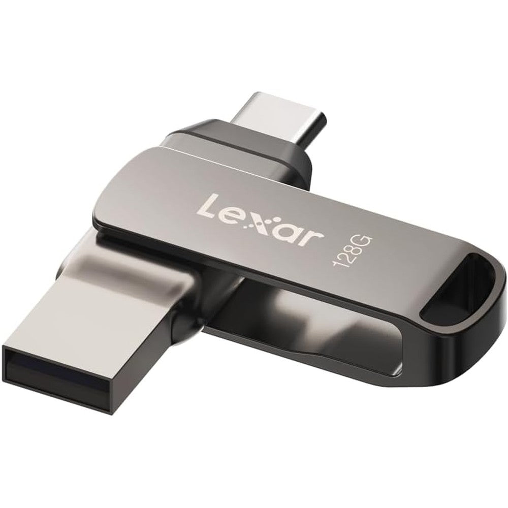 Lexar JumpDrive Dual Drive D400 128GB USB 3.1 Type-C and Type-A Flash Drive High Speed Otg Pen Drive For Android Mac and PC