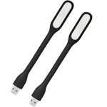 Sokelinn-six mini USB light 2 pack front view showing the 6 LED light panel and flexible black neck.
