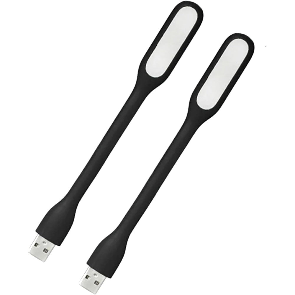 Sokelinn-six mini USB light 2 pack front view showing the 6 LED light panel and flexible black neck.