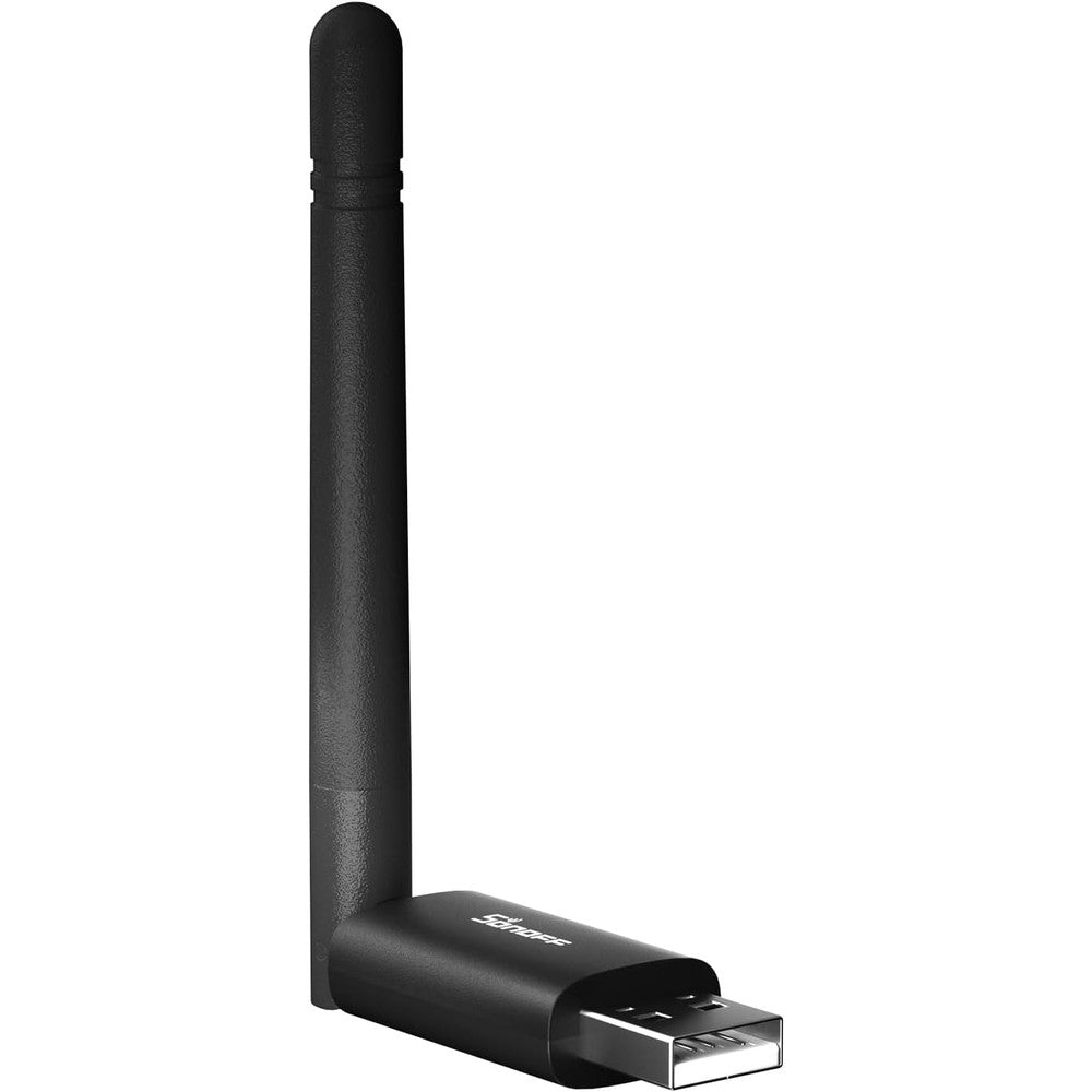 SONOFF Zigbee 3.0 and Thread Dongle Lite front view showing matte black casing and premium external antenna