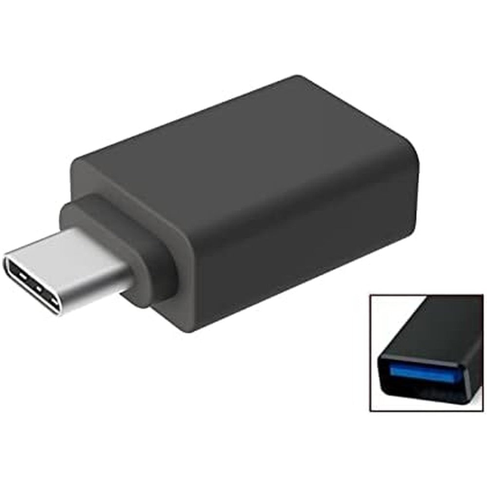 Ienza USB-C to USB-A adapter pack front view for high-speed device compatibility.