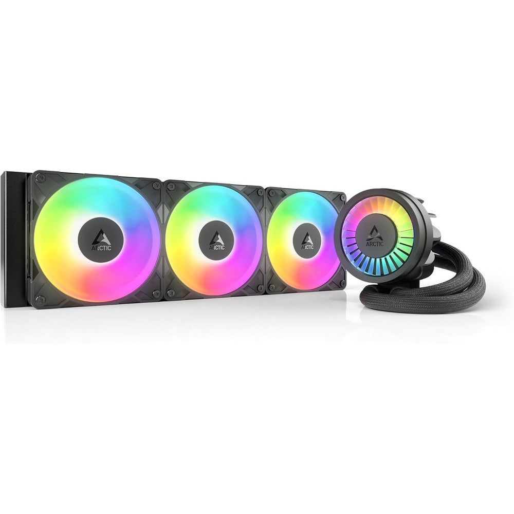 ARCTIC Liquid Freezer III Pro 360 A-RGB black liquid CPU cooler front view