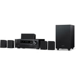 Onkyo HT-S3910 5.1 Channel Home Audio Theater Receiver And Speaker Package Supporting 4K Ultra High Definition Sound Black