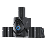 Bobtot Surround Sound Home Theater System With Wireless Rear Satellite Speakers 800 Watts 6.5 Inch Subwoofer 5.1 And 2.1 Channel Bluetooth Input
