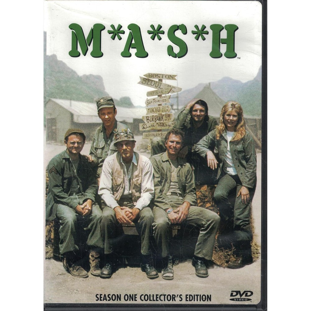 RetroOnRepeat MASH Season 1 Collector's Edition DVD box set front cover showing original cast members on set.