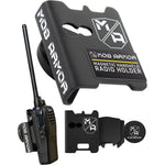 Mob Armor Rad Mount front view showing the heavy-duty aluminum radio holder design.