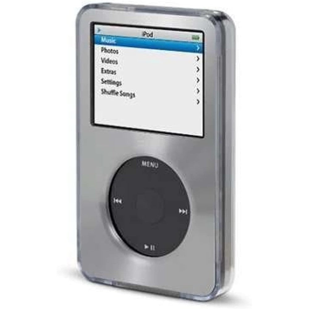 Mip Gray Aluminum Plated Hard Case for Apple iPod Classic front view