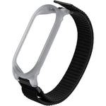 Plaud NotePin Wristband front view showing the premium black woven nylon texture.