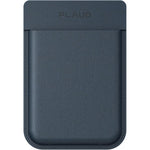 Plaud Note Pro Magnetic Case front view showing the dark blue leather texture