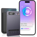 YESTRYS ABVPO Note Pro AI Voice Recorder front view showing ultra slim profile