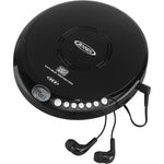 Jensen Portable CD-120BK personal CD player front view black