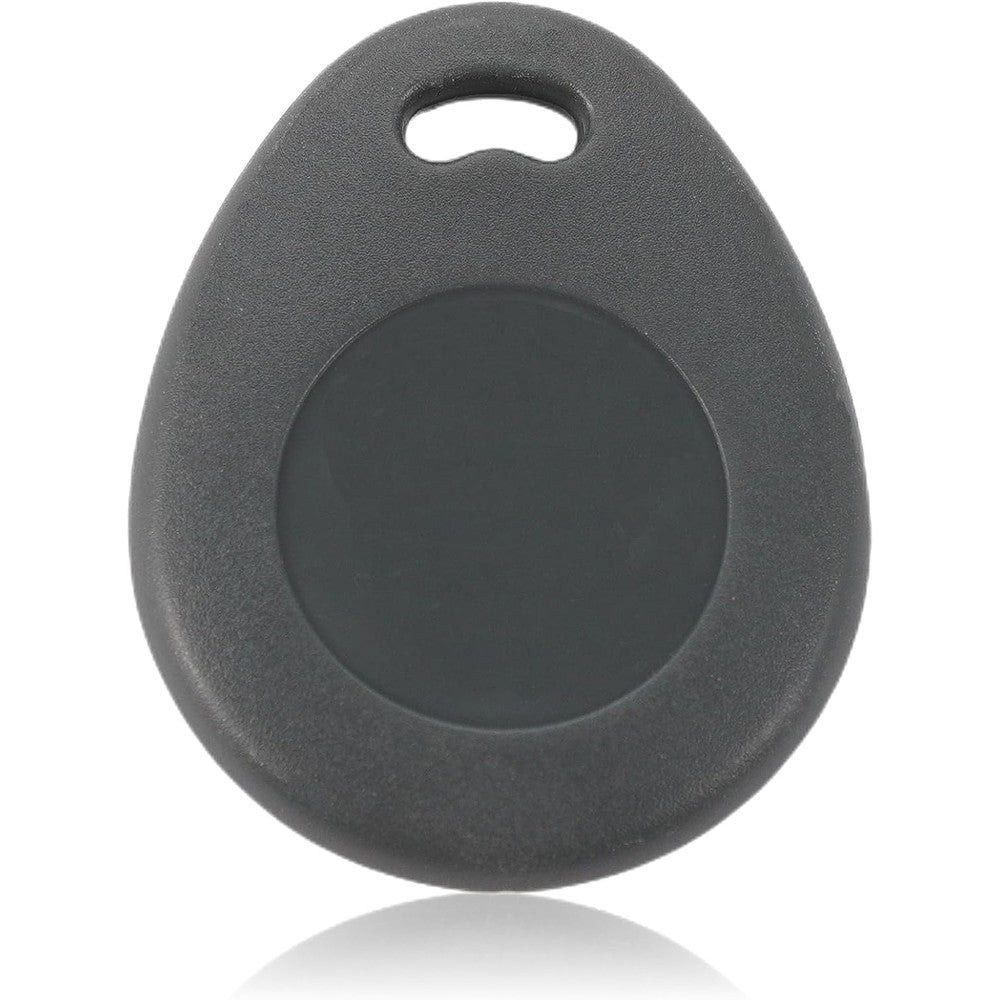 CZHQWNTZ 26 bit proximity key fobs front view showing ten gray RFID keytags