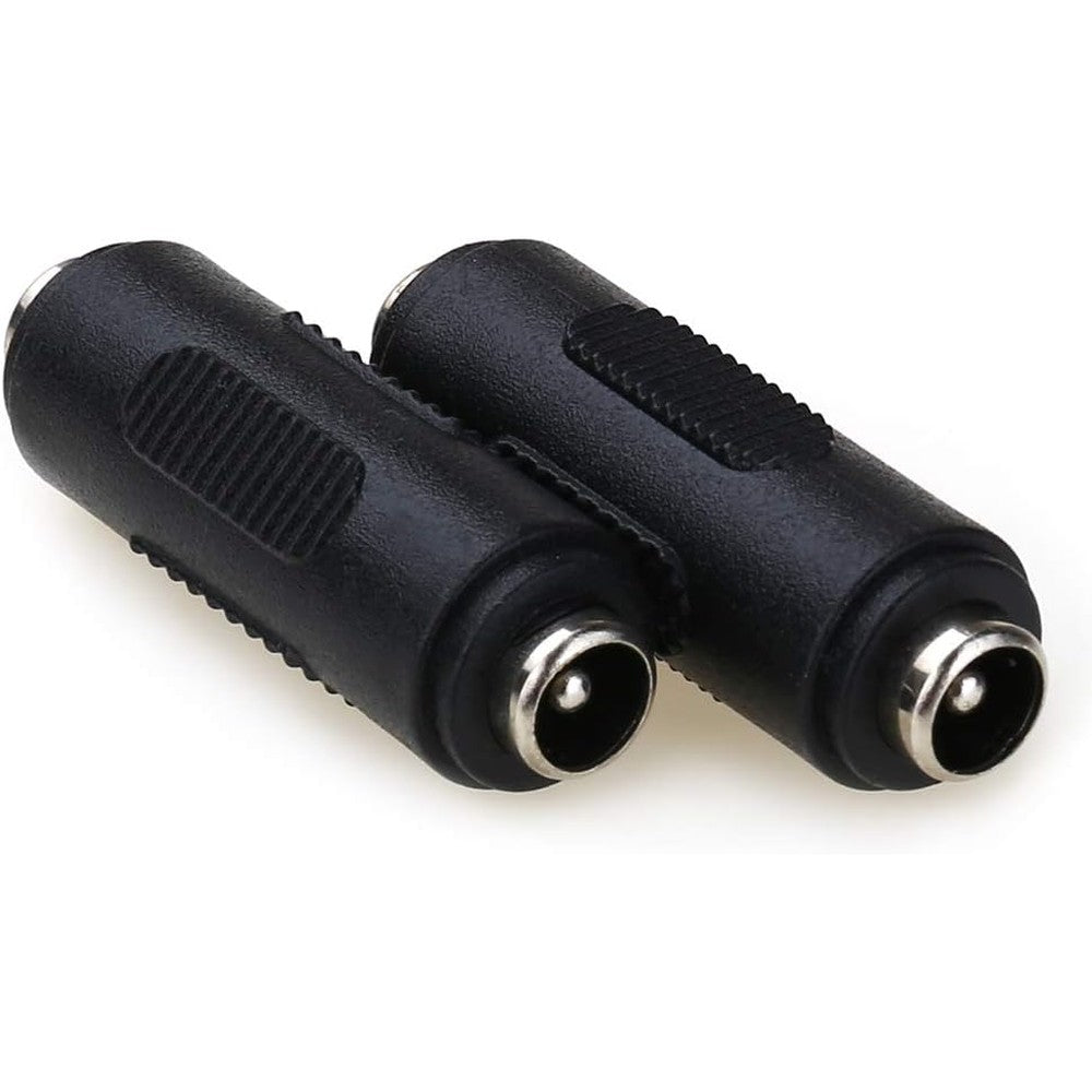 Moborest female to female DC power connector adapter front view for camera cable extension
