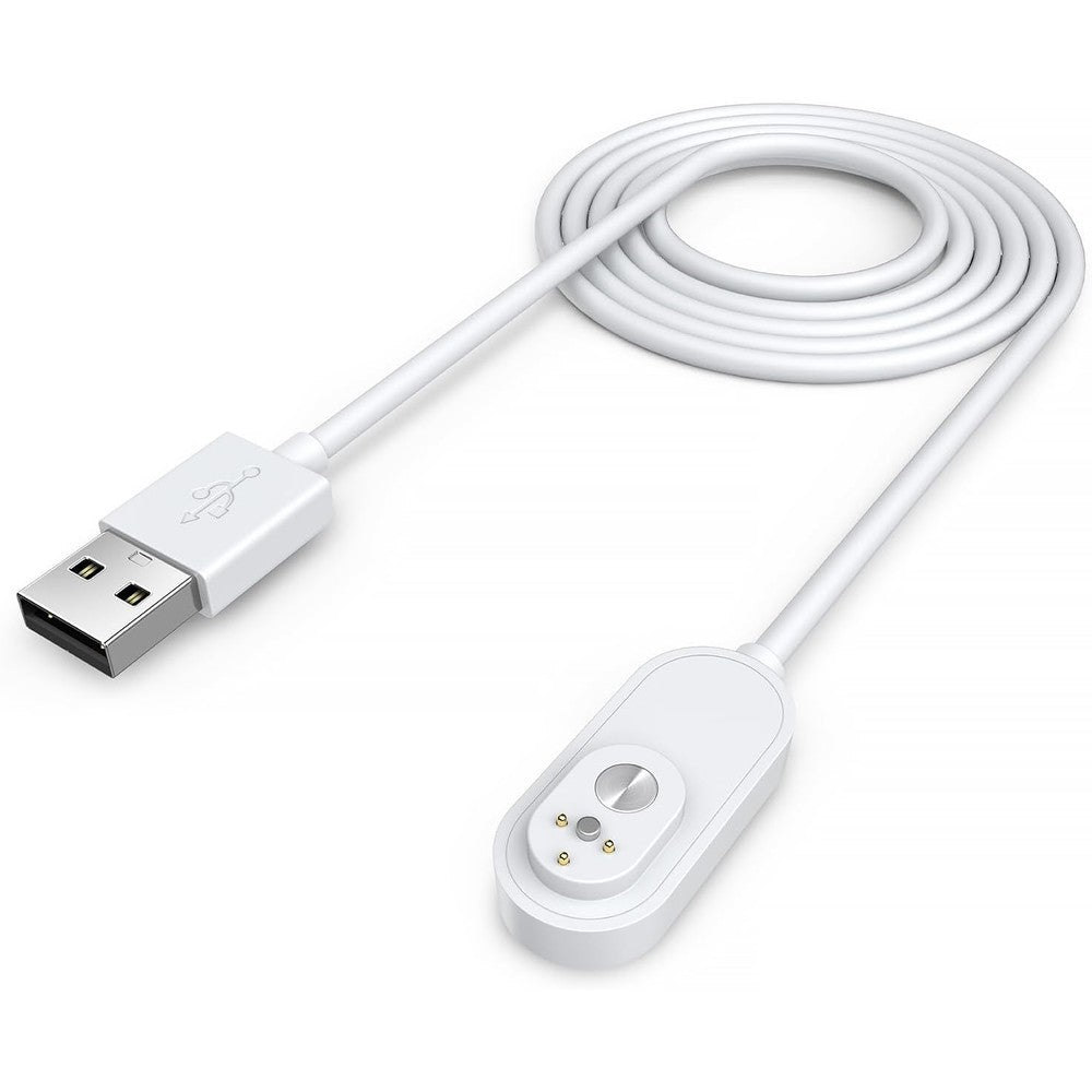 TUSITA indoor magnetic charging cable white front view showing three metre cord length
