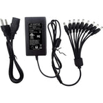 Tigersecu security camera power adapter front view with main transformer unit