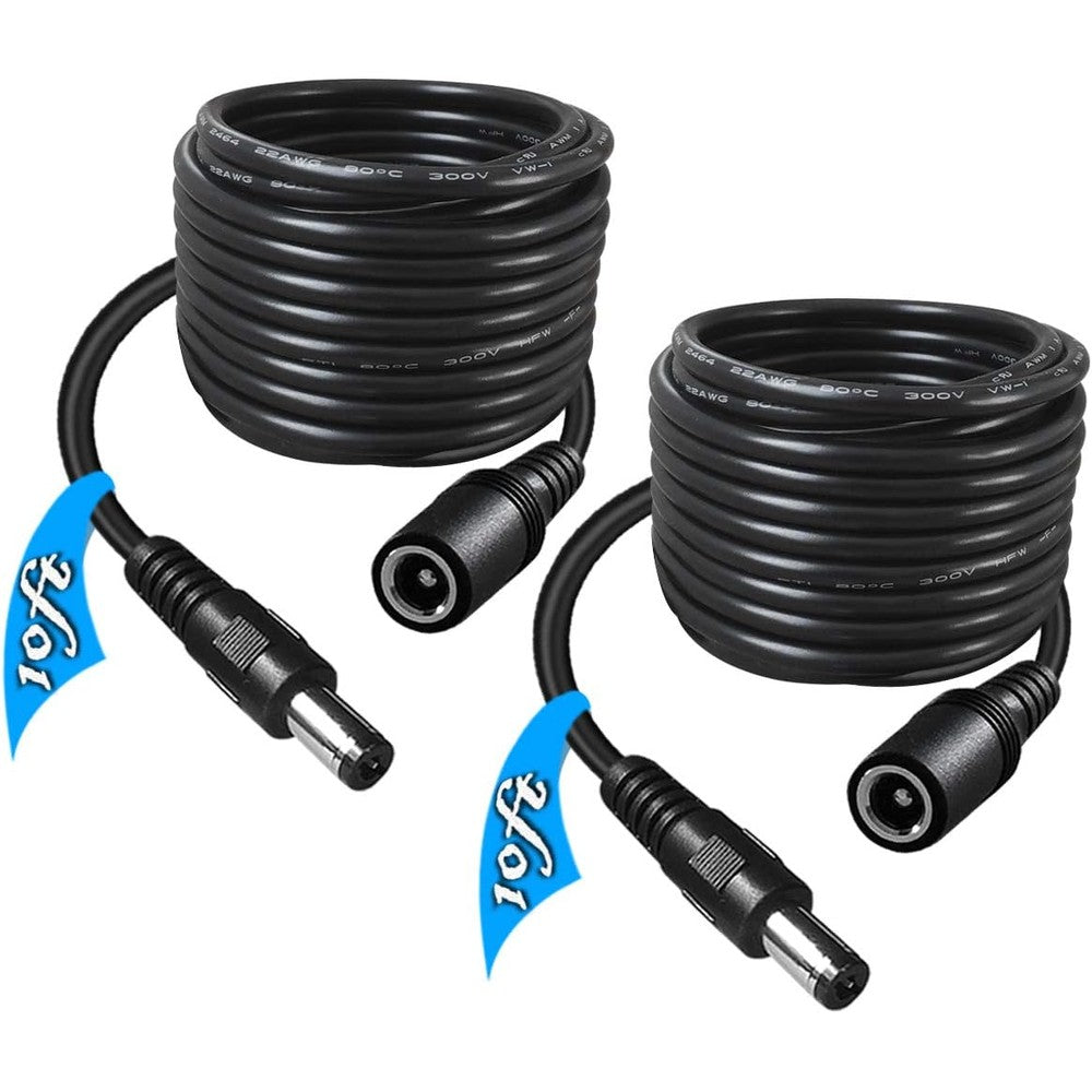 SIOCEN DC power extension cable front view high quality pure copper wire
