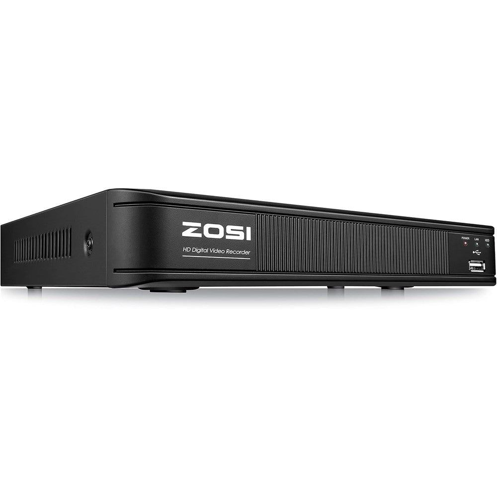 ZOSI H.265+ 8 Channel 5MP Lite 1080p CCTV DVR Recorder Without HDD, Hybrid Capability 4-in-1(Analog/AHD/TVI/CVI) Surveillance DVR for Security Camera, Remote Access, Human Vehicle Detect, Alert Push