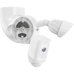MSAFF eave mount bracket front view white protective case for smart floodlight cameras