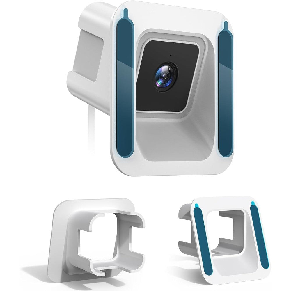 SURVADV window mount for Wyze Cam V3 front view white security camera accessory