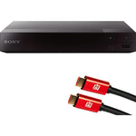 Sony BDP-S1700U Blu-ray player front view showing compact black design and front USB port