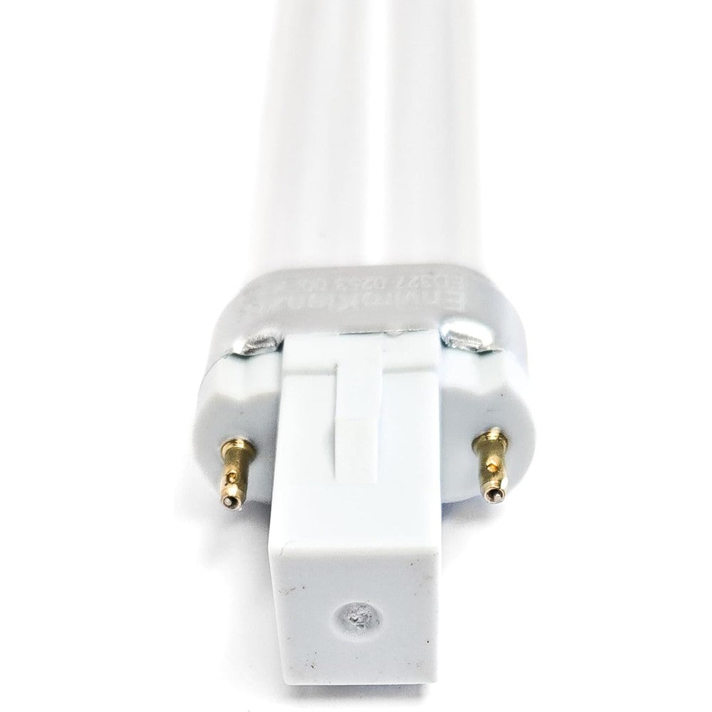 Lutrace Lux Guardian UV replacement bulb front view showing the 2 pin G23 base configuration.
