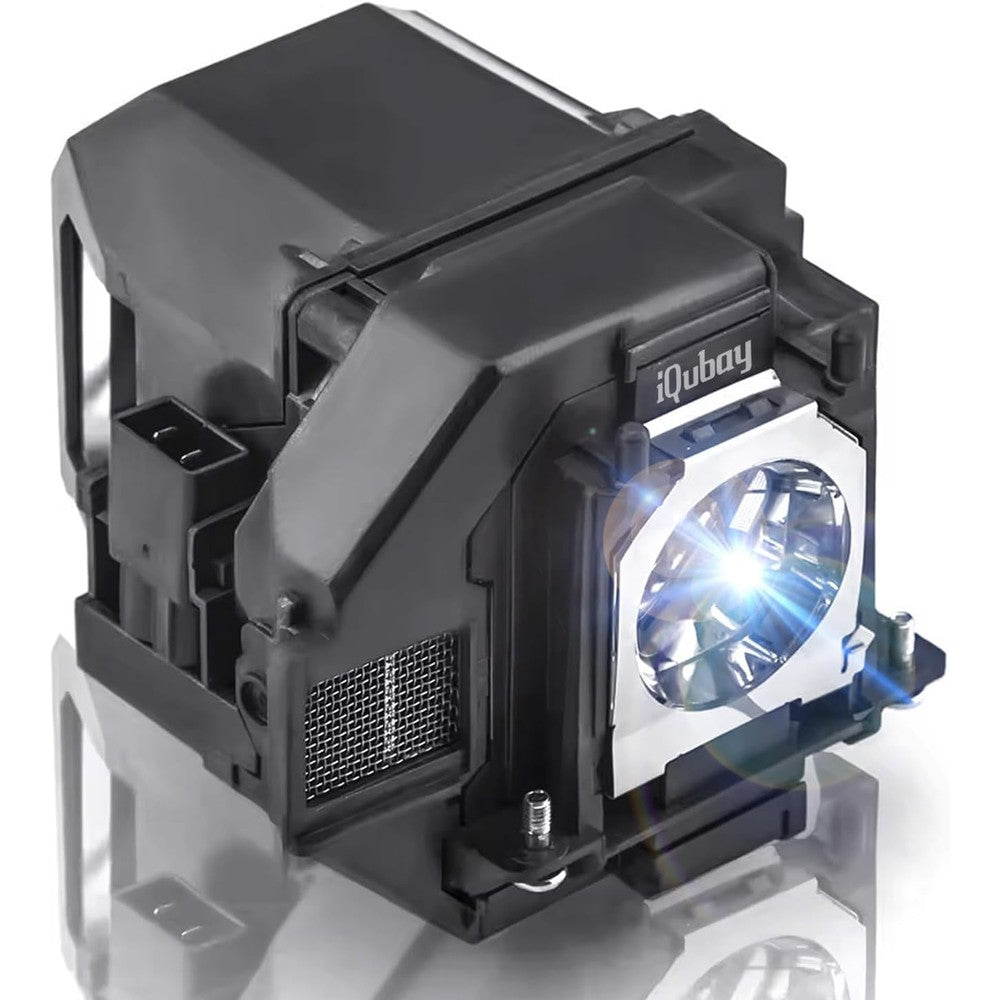 iQubay ELP96 replacement projector lamp front view with silver reflector
