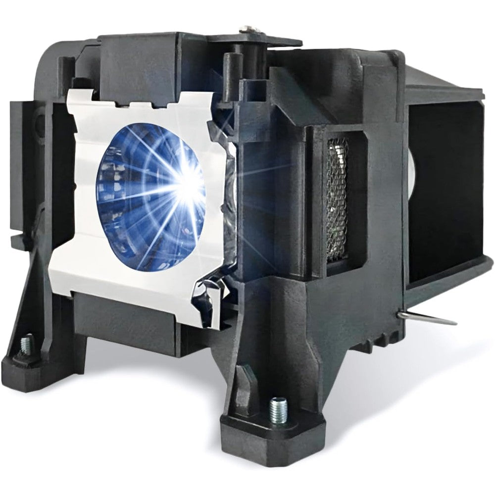 Stanlamp replacement projector lamp front view showing the optical bulb element inside the black housing.