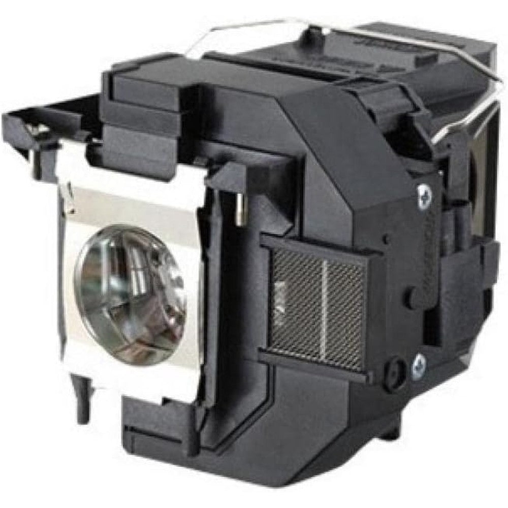Epson ELPLP97 replacement projector lamp module front view showing the pre-assembled housing and glass lens