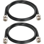 XRDS -RF 12G SDI Cable front view showing the dual pack of professional video cables.