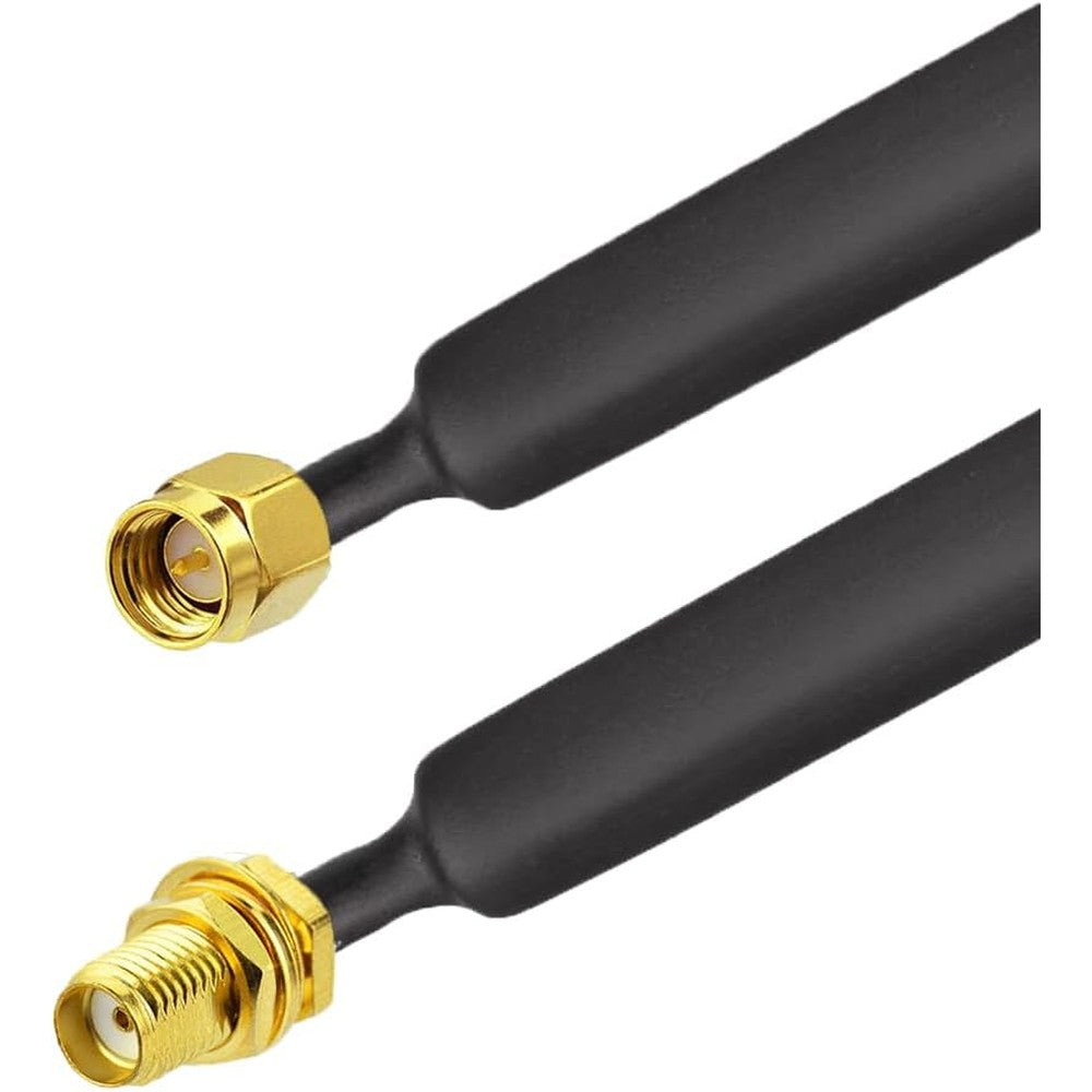 RedYutou window pass through flat coaxial cable front view displaying the ultra thin ribbon connector profile.