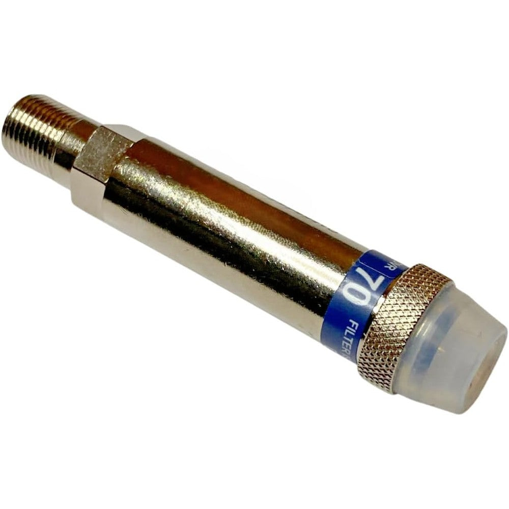 TechDirect MoCA Filter front view showing weatherproof coaxial point of entry connector