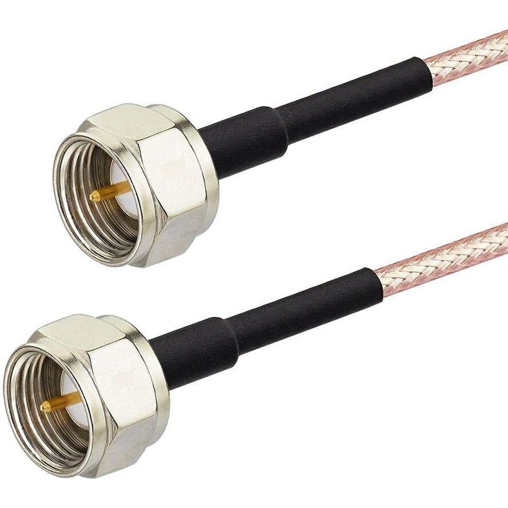 Superbat F-type coaxial cable front view high speed internet cord