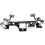 Jowxsx black ribbon circuit board film flex cable front view replacement internal component