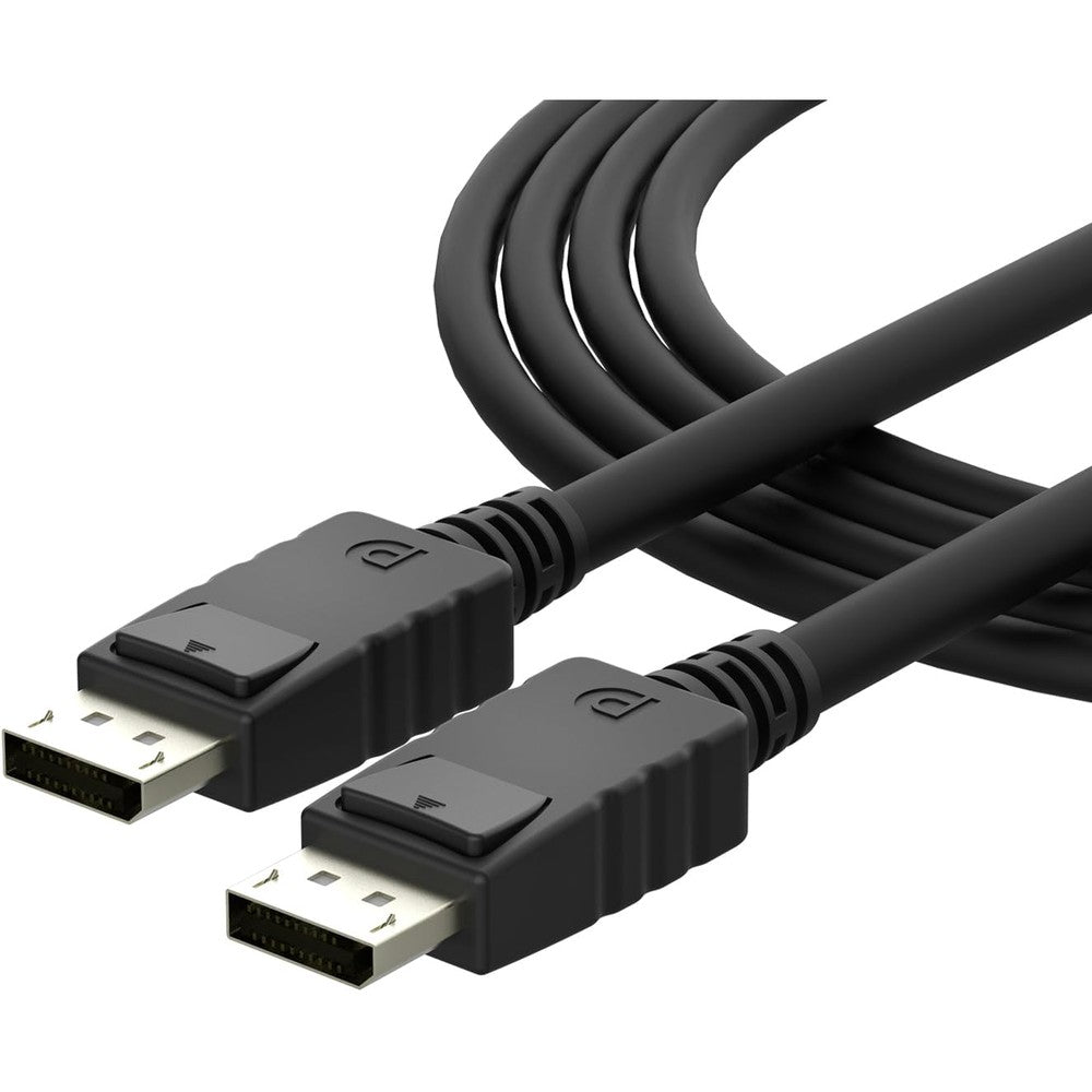 Kado DisplayPort 1.4 cable front view showing premium connector details