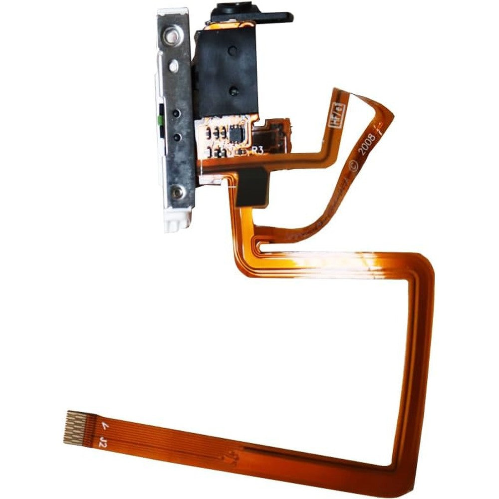 Generic replacement headphone jack and hold switch flex ribbon cable front view for audio repair