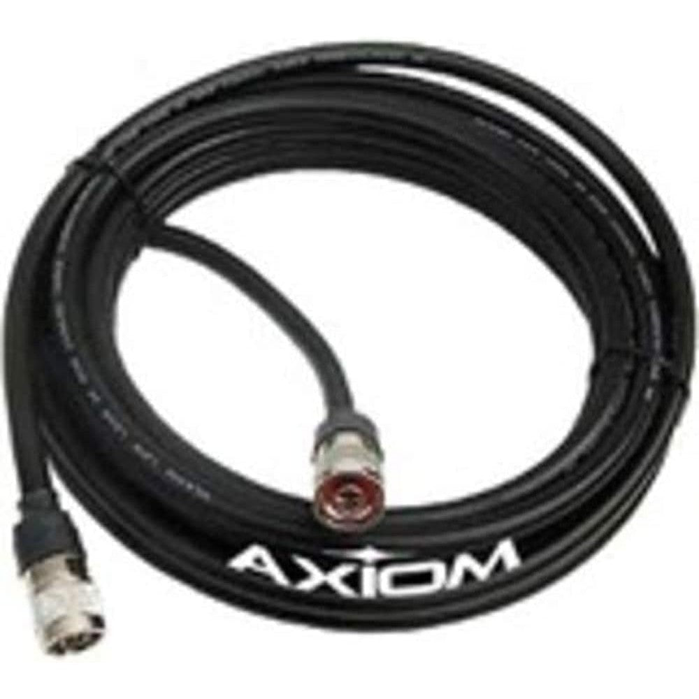 Axiom Memory AIR-CAB005LL-R-N-AX low loss antenna cable front view for enterprise wireless networking equipment connection.