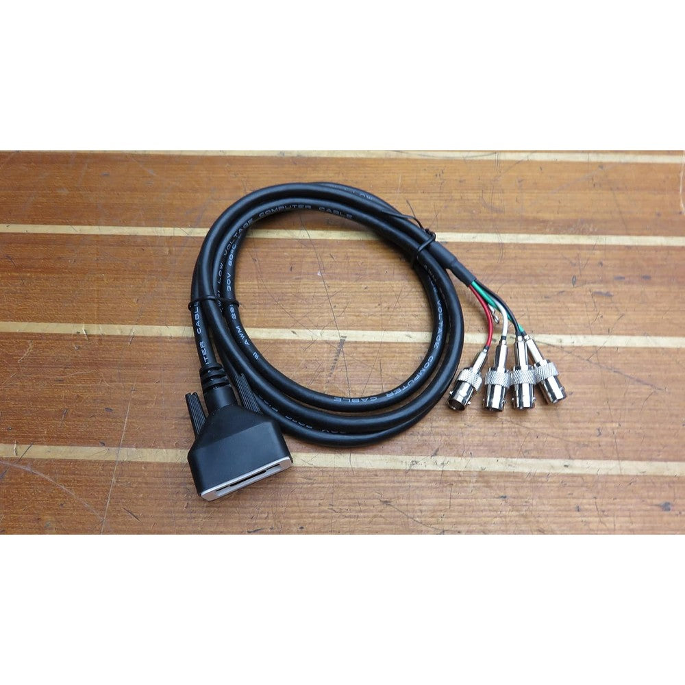 Raymarine E-Series Video In Cable front view showcasing the heavy duty composite connectors for marine electronics