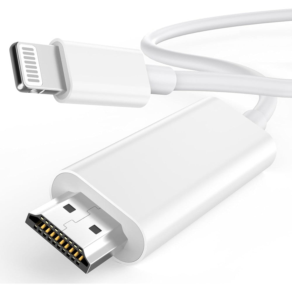 FUHAYA Apple MFi Certified Lightning to HDMI cable adapter front view