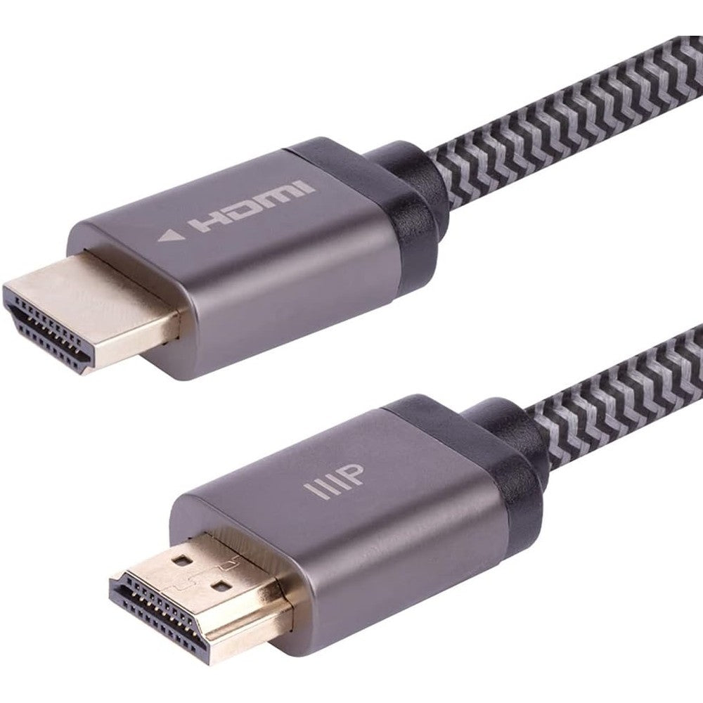 Monoprice 8K Certified Ultra High Speed HDMI Cable front view premium gaming cable
