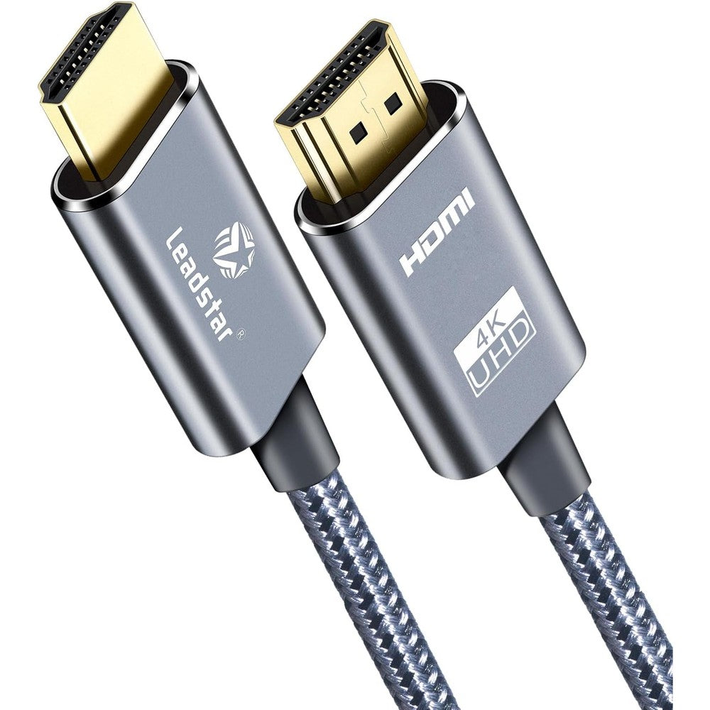 Leadstar HDMI 4K Cable 15 feet front view high speed gaming cord