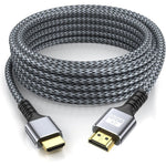 Looyotul 4K HDMI cable 50ft front view showing gold plated connectors.