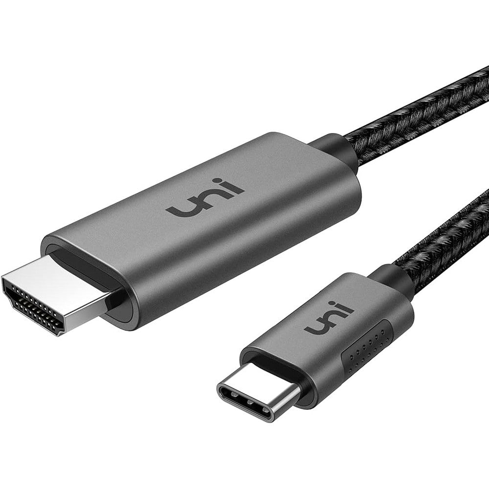 Uni USB Type C to HDMI cable front view for home office setups
