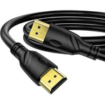Jorenca Ultra High Speed HDMI Cable front view displaying gold-plated male connectors.