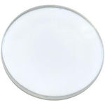 Mifani biconvex optical glass lens front view for physics labs