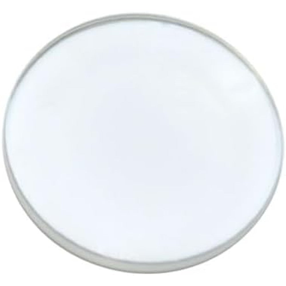 Mifani biconvex optical glass lens front view for physics labs
