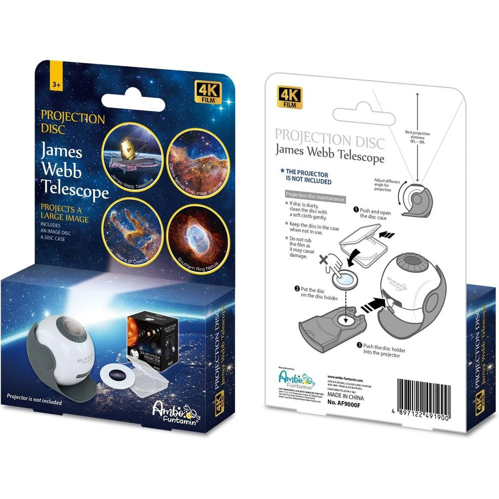 Ambo Funtamin James Webb Telescope projection discs set front view