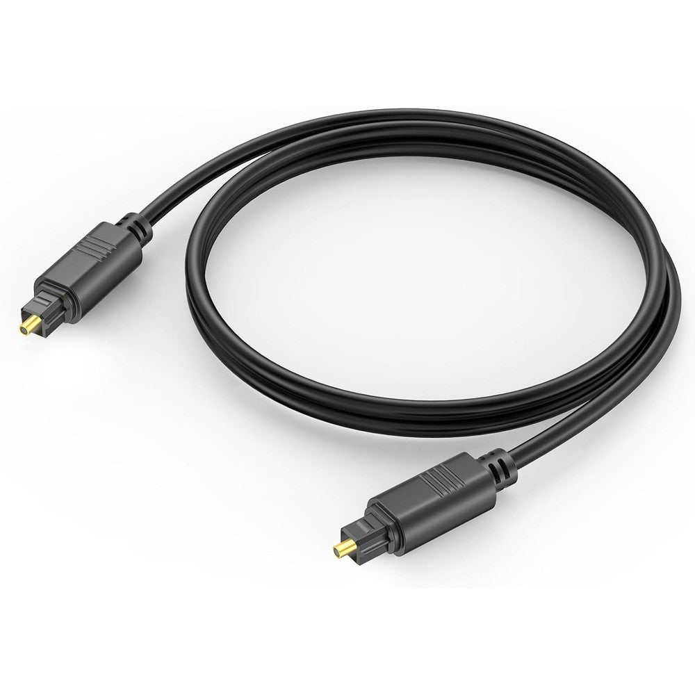 VoroDcip digital optical audio cable front view showing connectors