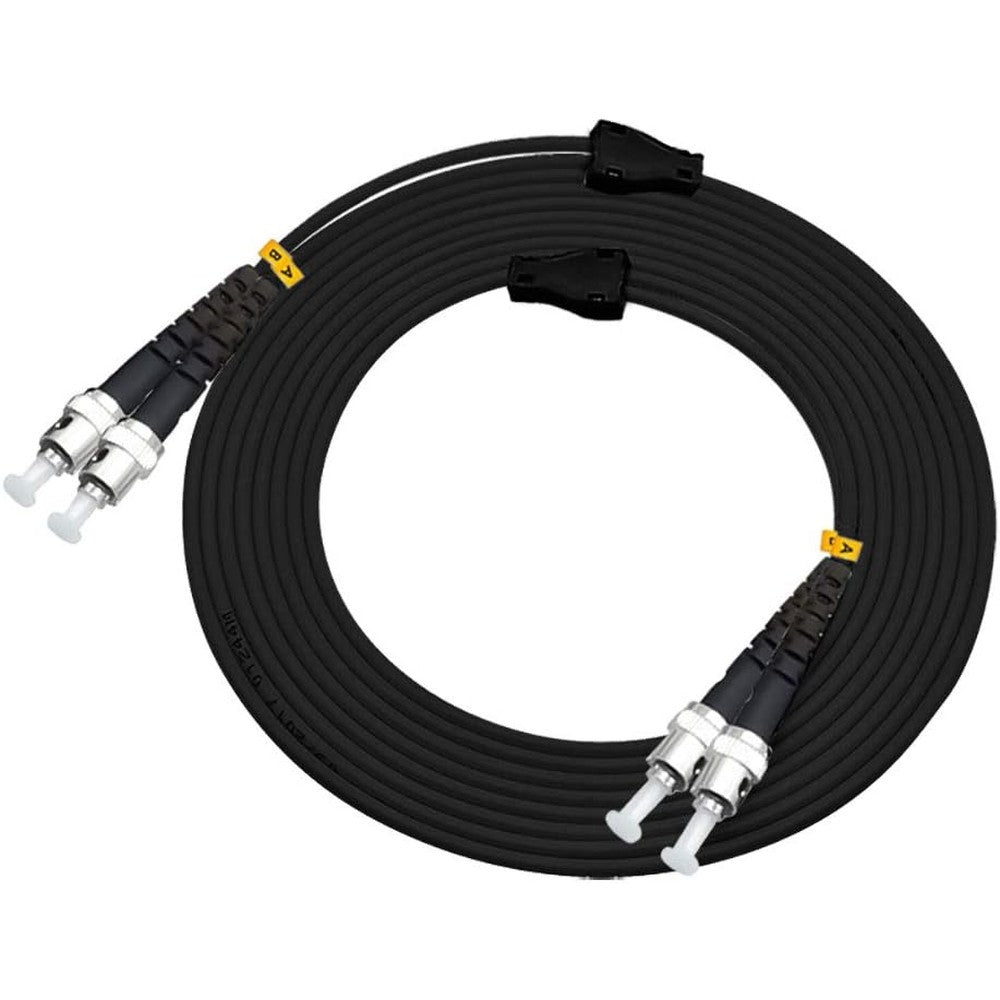 Jeirdus 30 meter ST to ST armored fiber optic cable front view