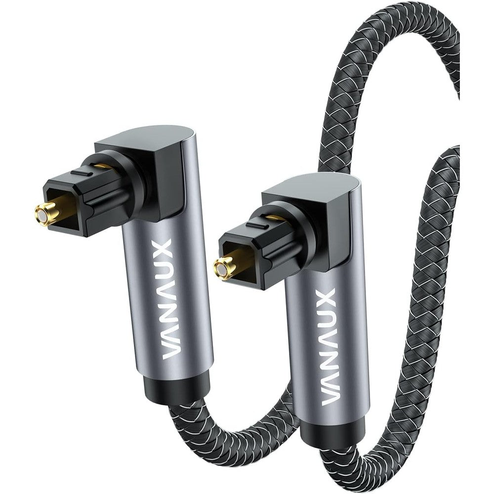 Vanaux double 90 degree optical cable front view